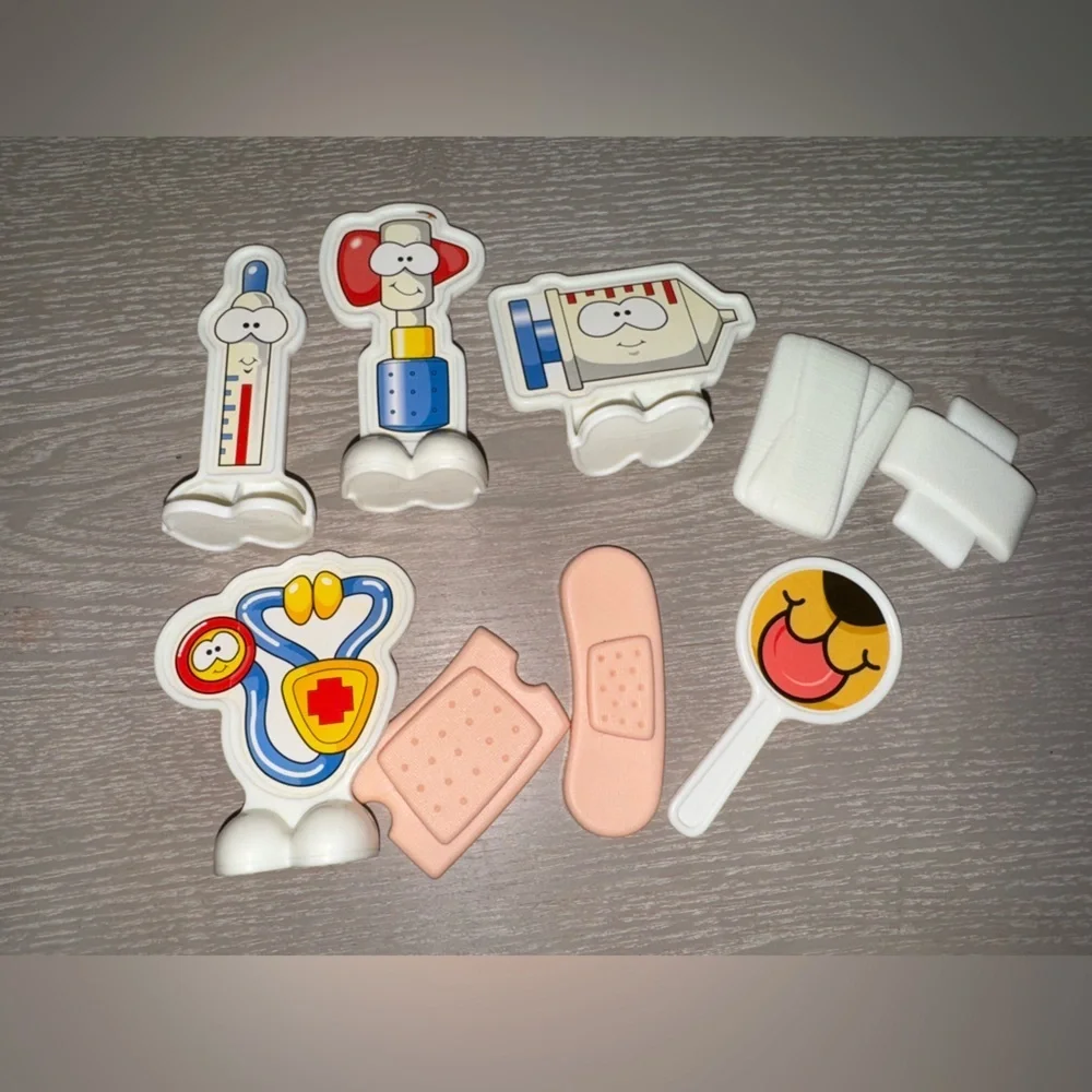 VTG Fisher Price Game. Get Better Bear! Doctor Bag ||Pretend Play Dr. 1996